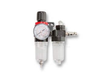 (obrázek pro) Regulátor tlaku s filtrem a manometrem a přim. oleje 1/4″ MAR-POL
