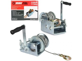 (obrázek pro) Lanový naviják 1136kg (2500lbs)