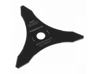 (obrázek pro) POWACG3041 Žací nůž 225x25,4mm, 3T pro křovinořezy POWERPLUS