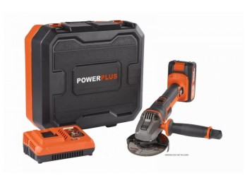 (obrázek pro) POWDP35150 Aku úhlová bruska 20V 115mm SET POWERPLUS