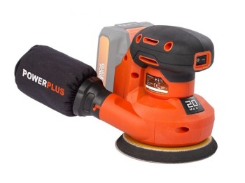 (obrázek pro) Aku excentrická bruska 20V (bez AKU) POWERPLUS