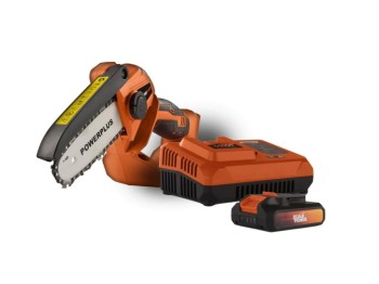 (obrázek pro) POWDPG7572SET AKU jednoruční řetězová pila 20V, SET, LI-ION, 100mm, POWERPLUS