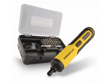 (obrázek pro) POWX00420 Aku precizní šroubovák 4V s příslušenstvím POWERPLUS