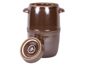 (obrázek pro) Soudek na zelí, keramický 5l
