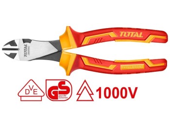 (obrázek pro) Elektrikářské kleště štípací boční, heavy duty, 180mm, industrial, TOTAL