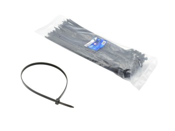 (obrázek pro) 200x4.8mm nylon cables, black colour with UV filter (100pcs)