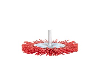 (obrázek pro) Abrazivní kruhový nylonový kartáč se stopkou 100 mm