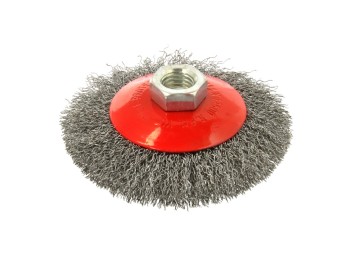 (obrázek pro) Drátěný kartáč na brusku 100mm M14