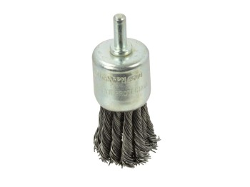 (obrázek pro) Drátěný kartáč hrnkový na vrtačku 28mm