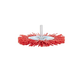 (obrázek pro) Abrazivní kruhový nylonový kartáč se stopkou 100 mm