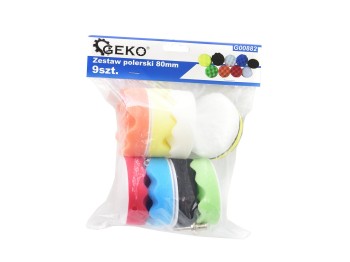 (obrázek pro) Kotouče leštící, 80mm, sada 9ks GEKO