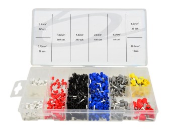 (obrázek pro) Sada lisovacích dutinek a konektorů 685ks GEKO