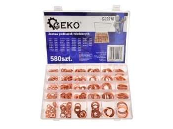 (obrázek pro) 580 pcs Metric Copper Washer Assortment