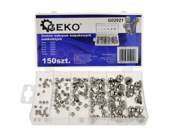 (obrázek pro) Sada uzavřených krycích matic 150ks GEKO