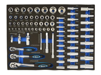 (obrázek pro) 80pcs Socket Set 1/4″ & 1/2″