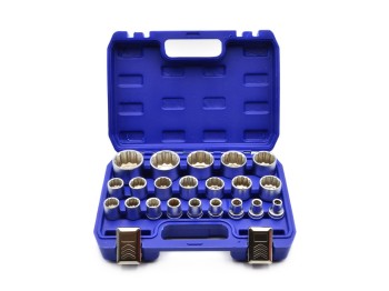 (obrázek pro) 21pcs 12pt Socket set 8-36mm CRV 50BV30