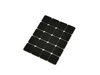 (obrázek pro) Samolepící plstěné podložky pod nábytek 20ks, čtvercové 20x20mm GEKO