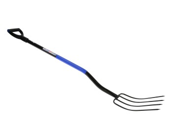 (obrázek pro) 4-Tine Digging Fork with Steel D-Handle
