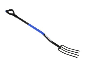(obrázek pro) 4-Tine Digging Fork with Steel D-Handle