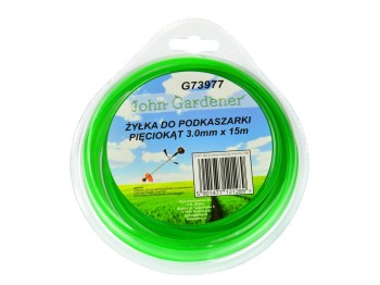 (obrázek pro) Žací struna do křovinořezu, pětihran, 3mm x 15m