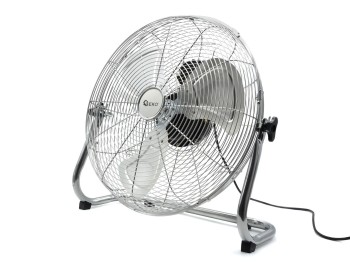 (obrázek pro) Podlahový ventilátor 120W, 45cm ocelový INOX GEKO