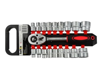 (obrázek pro) 19pcs of sockets 8-32mm with ratchet