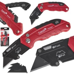 (obrázek pro) FASTFOLD zavírací nůž s trapézovou čepelí 60x19x0,6mm SK2H TVARDY