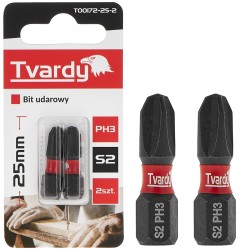 (obrázek pro) Bit rázového šroubováku PH3 25 mm S2