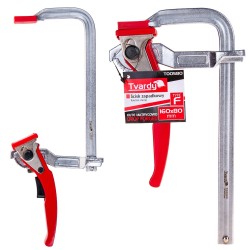 (obrázek pro) Svěrka rychloupínací ráčnová, typu F, 160 x 80 mm, kovaná GEKO