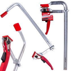 (obrázek pro) Svěrka rychloupínací ráčnová typu F 300 x 100 mm, kovaná