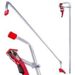 (obrázek pro) Svěrka rychloupínací ráčnová, typu F, 1000 x 120 mm, kovaná GEKO