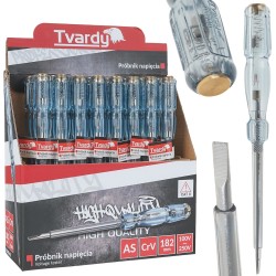 (obrázek pro) Zkoušečka napětí 182mm 100-250V - display box