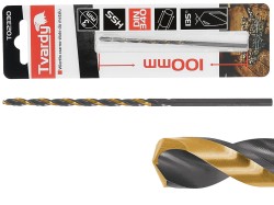 Černozlatý prodloužený vrták do kovu HSS 3,0 mm (obrázek pro) Černozlatý prodloužený vrták do kovu HSS 3,0 mm