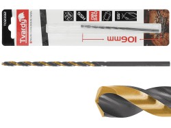 Černozlatý prodloužený vrták do kovu HSS 3,2 mm (obrázek pro) Černozlatý prodloužený vrták do kovu HSS 3,2 mm