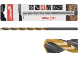 (obrázek pro) Černozlatý prodloužený vrták do kovu HSS 6,5 mm