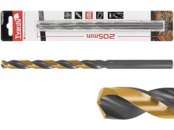 Černozlatý prodloužený vrták do kovu HSS 12,0 mm (obrázek pro) Černozlatý prodloužený vrták do kovu HSS 12,0 mm