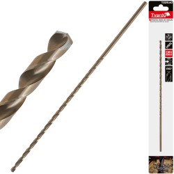 (obrázek pro) Dlouhý spirálový vrták HSS DIN1869 4,0 x 220 mm do zlatého kovu