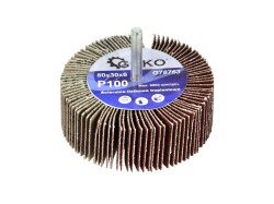 Brusný stopkový lamelový kotouč 80x30X6 P100